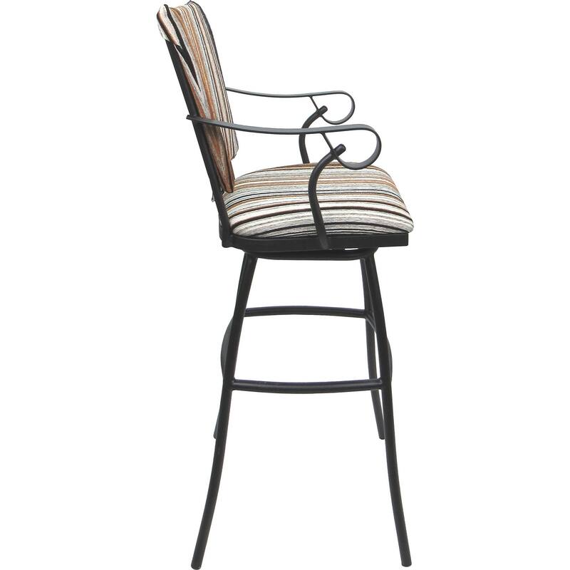 Set of 3 Outdoor Indoor Bar Stool Counter Extra Tall - Jenna PB Arms