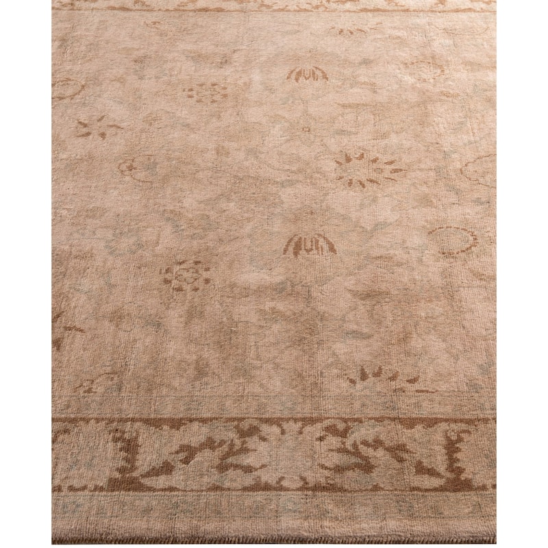 Overdyed One-of-a-Kind Hand-Knotted Area Rug - Beige - 4' 2" x 6' 5"