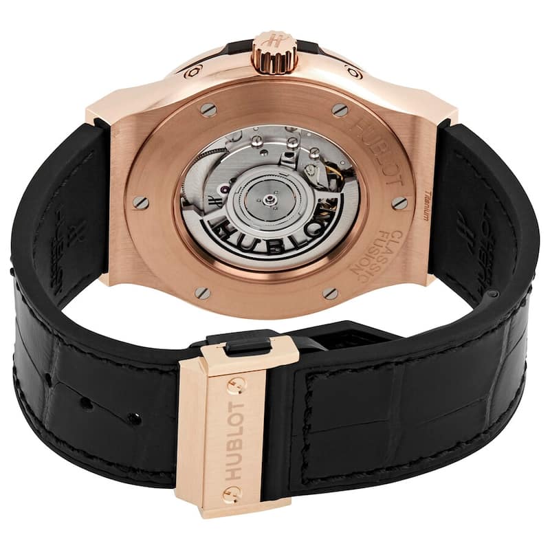 Hublot Classic Fusion Aerofusion Moonphase Sapphire Dial 18kt King Gold Men's Watch - King Gold