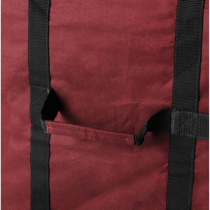 Elf Stor Red Christmas Tree Storage Bag Large 7.5 Ft Canvas Heavy Duty Zipper - Large, 7.5ft Tree
