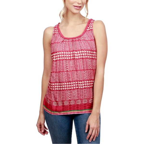 lucky brand red blouse