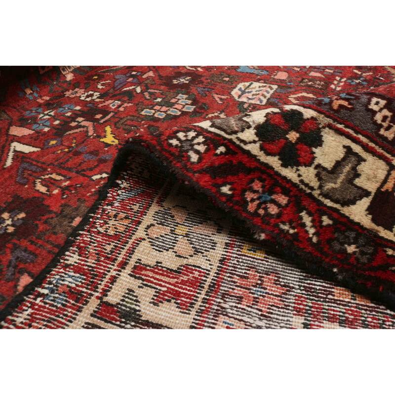 ECARPETGALLERY Hand-knotted Andelz Dark Red Wool Rug - 3'6 x 9'4