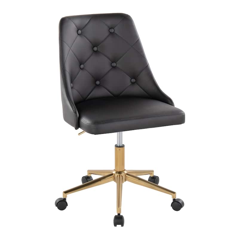 Silver Orchid Ockelbo Adjustable Office Chair with 5-Star Caster Base