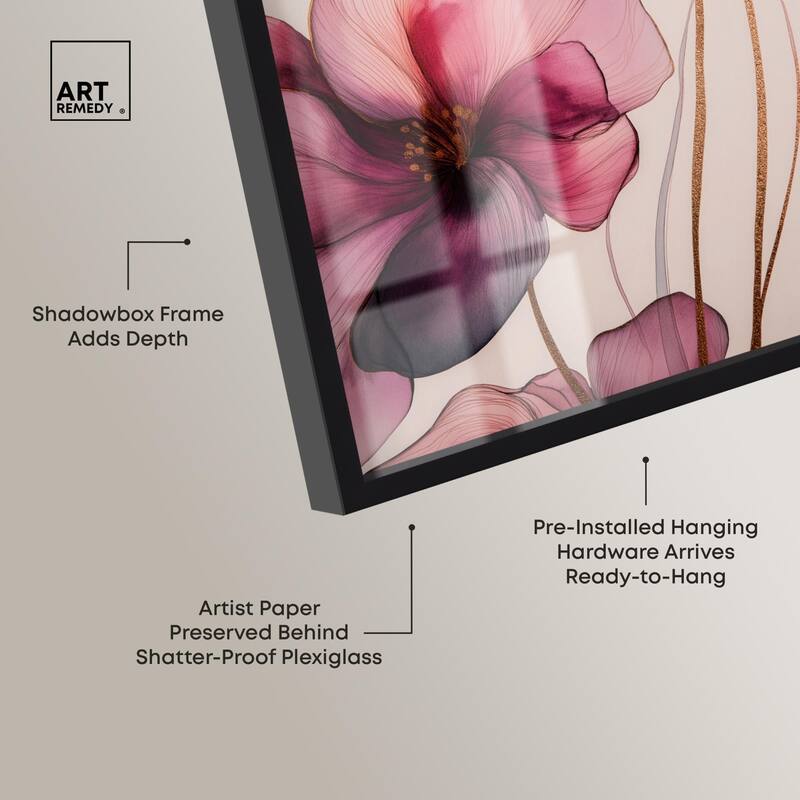 Velvet Verse III Shadowbox by Art Remedy