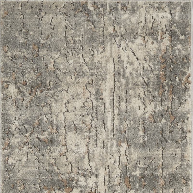 Power Loomed Abstract Modern Durable Area Rug - 120' X '26' X '0.32
