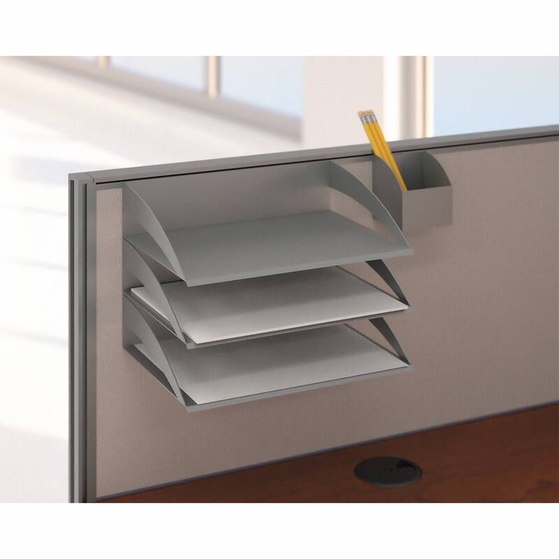 Office in an Hour 2 Person Cubicle by Bush Business Furniture