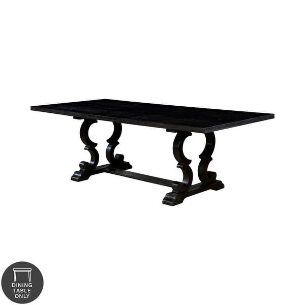 Copper Grove Dusheti Dark Walnut 90inch Wood Expandable Dining Table