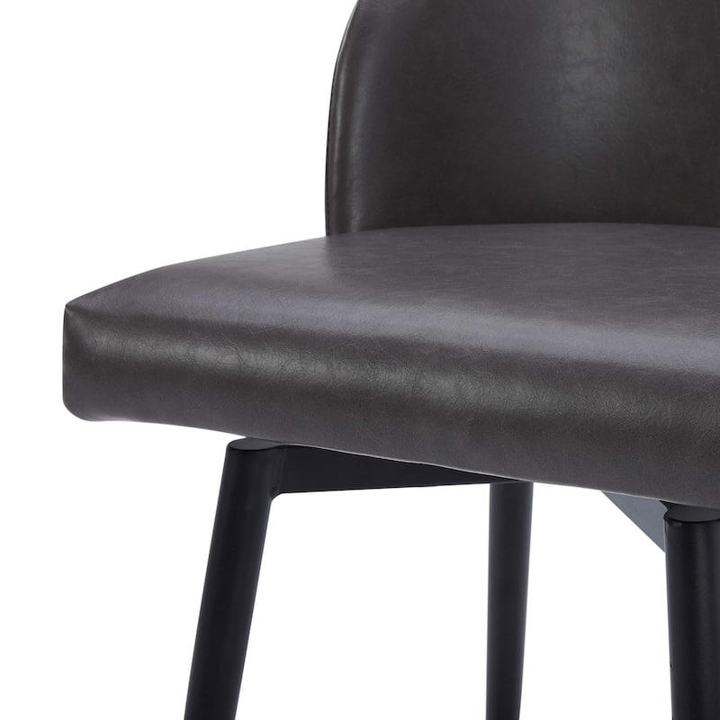 Charlotte Counter Height Swivel Barstool with Metal Legs Set