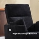 preview thumbnail 68 of 68, HOMYKA Power Rocker Swivel Recliner with USB and Type-C Ports