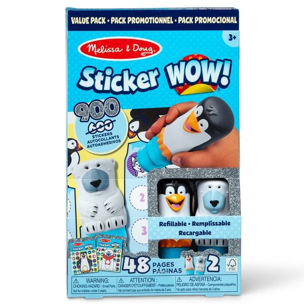 slide 2 of 11, Melissa & Doug Sticker WOW Activity Pad & Sticker Stamper Value Pack - Winter - Multi Multi - Kids