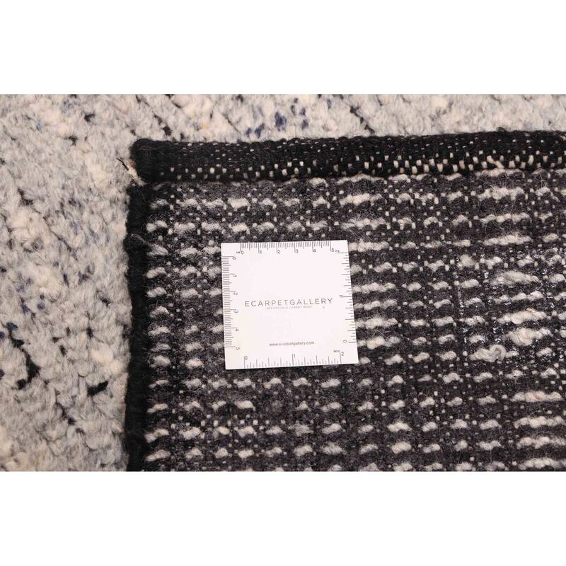 ECARPETGALLERY Hand-knotted Looma Grey Wool Rug - 8'3 x 10'2