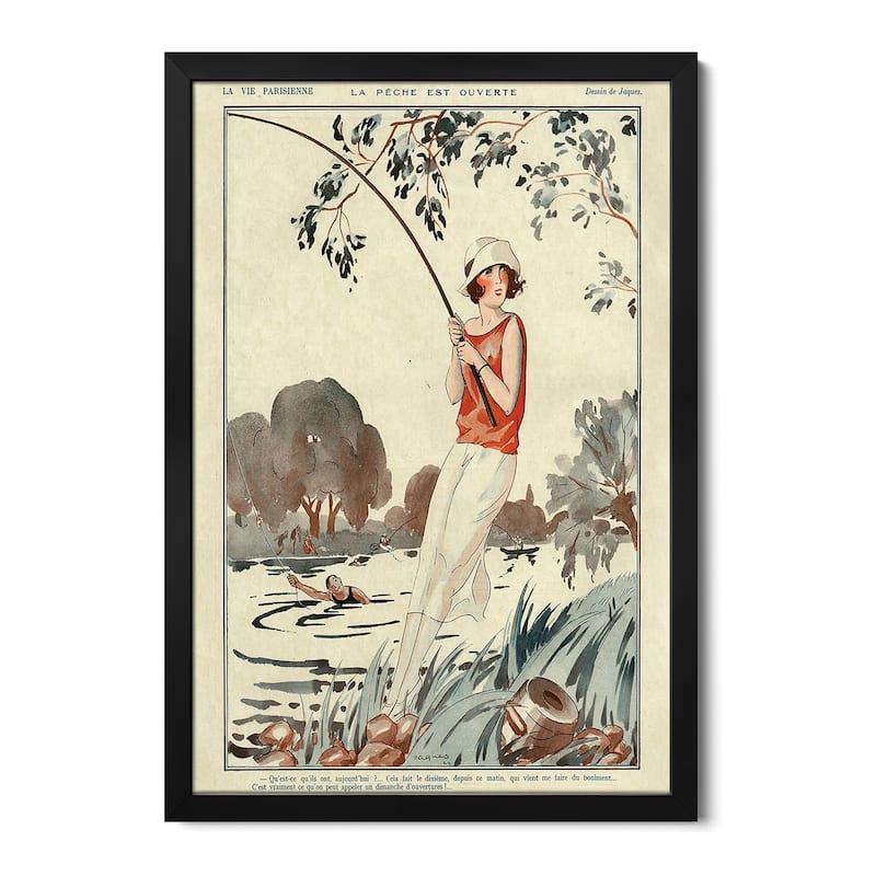 1924 La Vie Parisienne Magazine Plate Premium Framed Poster by The Advertising Archives