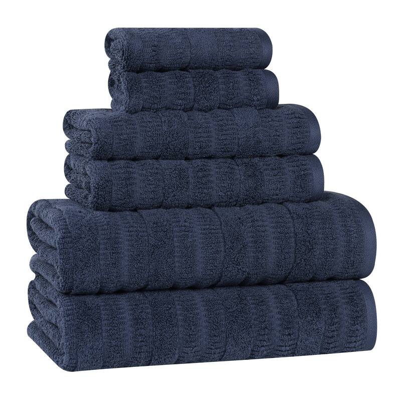 Superior Mika Smart Twist Viscose Cotton Blend 6 Piece Towel Set