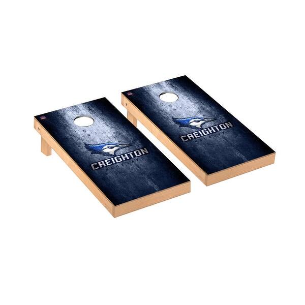 slide 2 of 5, Creighton Bluejays 2x4 Pro Cornhole Boards - V4 Include Carrying Case