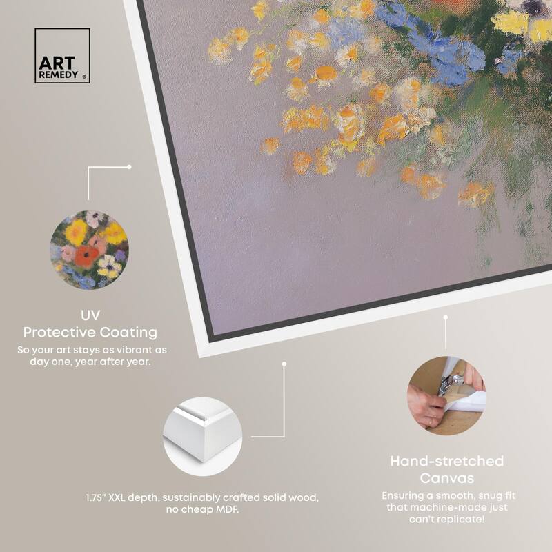 Meadow Flowers Canvas by Art Remedy