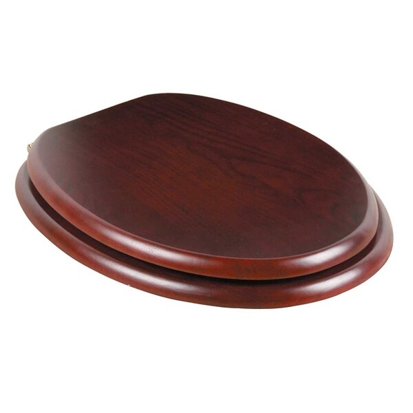 Toilet Seat Elongated Solid Wood Cherry Fin Br Hinge Free Toilet Seat Elongated Solid Wood Cherry Fin Br Hinge