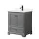 Option Dark Gray / White Quartz Top / Matte Black