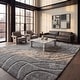 preview thumbnail 15 of 21, SAFAVIEH Florida Shag Sigtraud Abstract Waves 1.2-inch Thick Rug