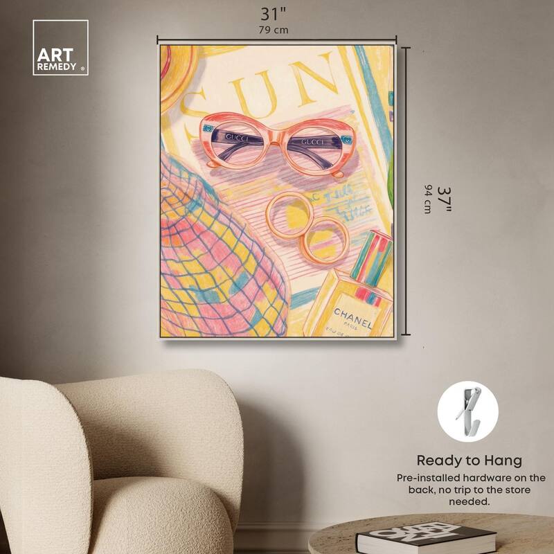 Summer glam Canvas by Art Remedy
