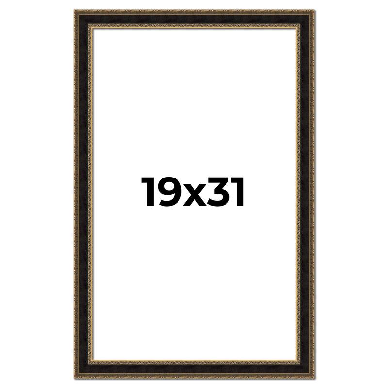 19x31 Frame Gold Antique Vintage Sold Wood Picture Frame | 1.75 Inch