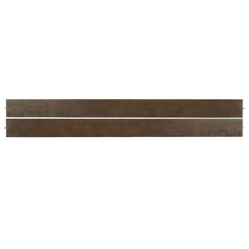 Dovetail 78" Wide Contemporary Bed Rails, Graphite Gray