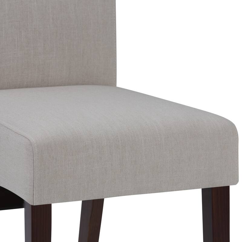 WYNDENHALL Franklin Transitional 7 Pc Dining Set with 6 Upholstered Dining Chairs and 66 inch Wide Table