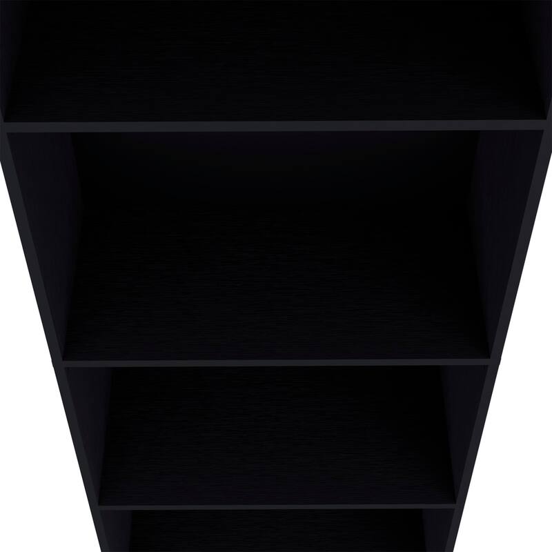 Bear Flat Bookcase with Open Storage and 4 Shelves