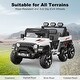 preview thumbnail 21 of 22, Ride on Car with 6 EVA Wheels&4WD, 24V Battery Powered Electric Car for Ages 3-6 Kids