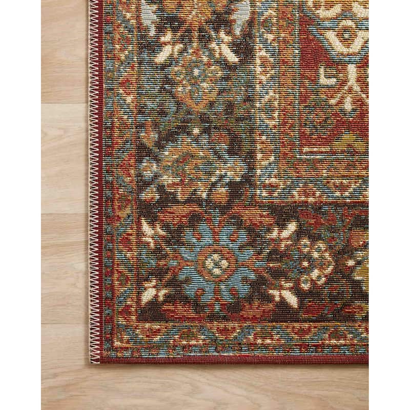 Alexander Home Luciano Oriental Indoor/ Outdoor Area Rug