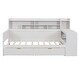 preview thumbnail 12 of 17, Multi-functional Twin Size Daybed Bed Frame with Study Desk Shelf and 2 Storage Drawer