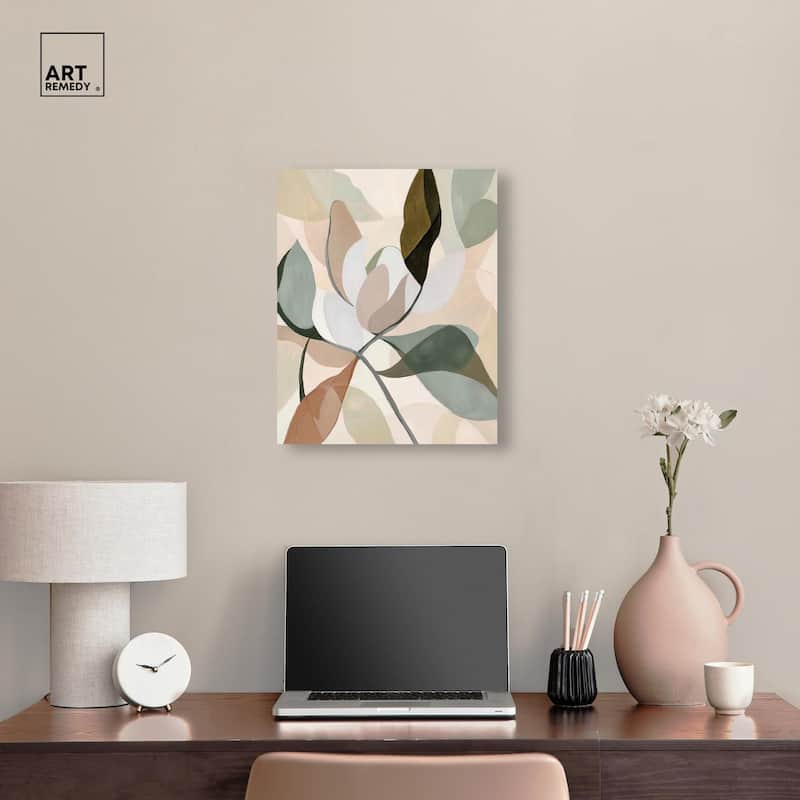 Leaf Prints II Canvas by Art Remedy, Gallery Wrapped