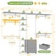 preview thumbnail 8 of 38, 96'' Wide Heavy-duty Closet Organizer, Walk-in Closet System with Drawers and Tower Kit