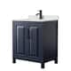 Option Dark Blue, Black Trim, Giotto Quartz Top