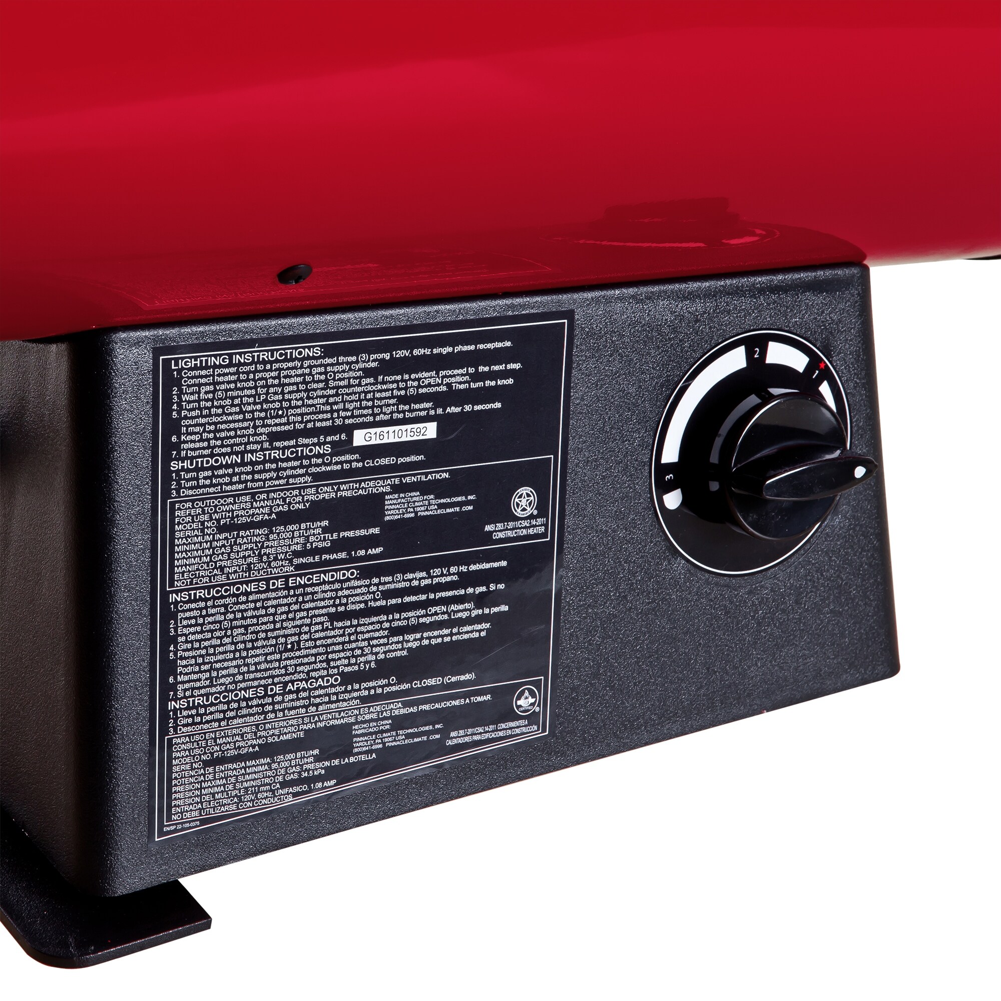 ProTemp Propane Forced Air Heater--125,000 BTU - On Sale - Bed Bath u0026  Beyond - 35193865