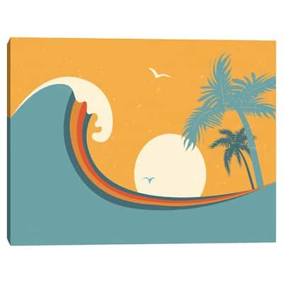 Retro Fun 4 by Victoria Brown Canvas Art Print