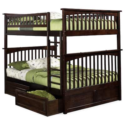 Bunk Bed with Drawers - Charm Design, Sturdy Frame & Turbo Charger