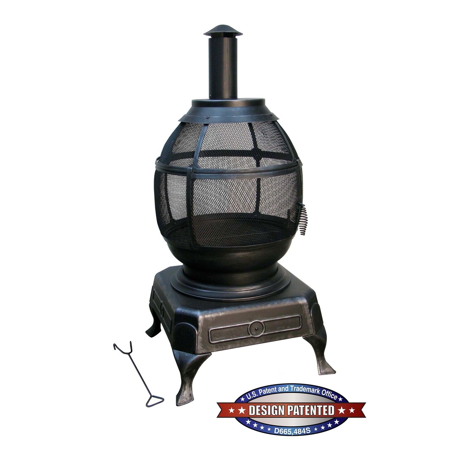 Shop Deckmate Potbelly Outdoor Fireplace Free Shipping Today