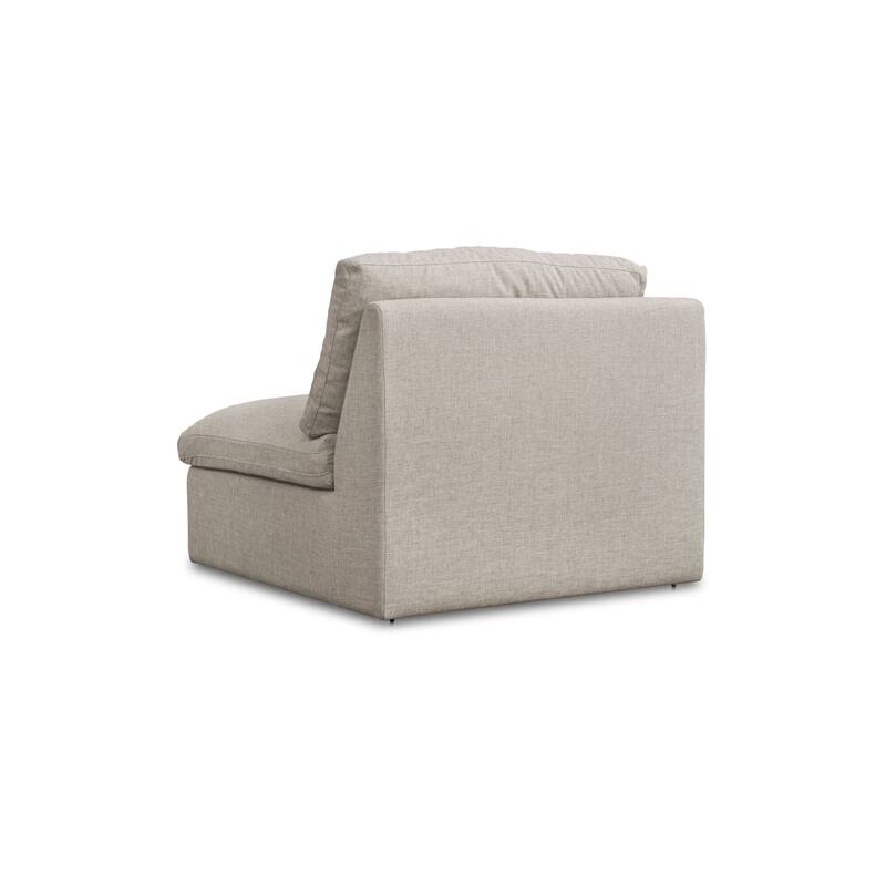 NADAAL STUDIOS Odessa , Outdoor Corner Chair With Weather-Resistant Performance Fabric - 40"W x40"D x35.8"H