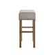 preview thumbnail 4 of 8, Set of 2 Linen Upholstered Counter Height Stool