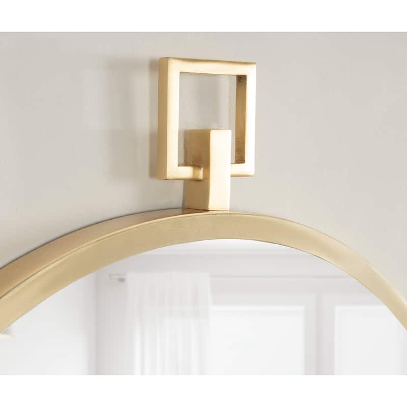 Kate and Laurel Tabb Round Framed Mirror