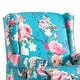 preview thumbnail 66 of 102, 29'' W Pattern Floral Swivel Manual Push Back Recliner Glider Chair