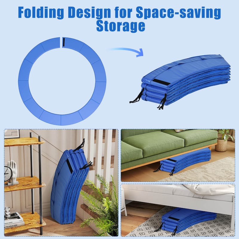 Gymax 14FT Trampoline Spring Cover Universal Trampoline Replacement