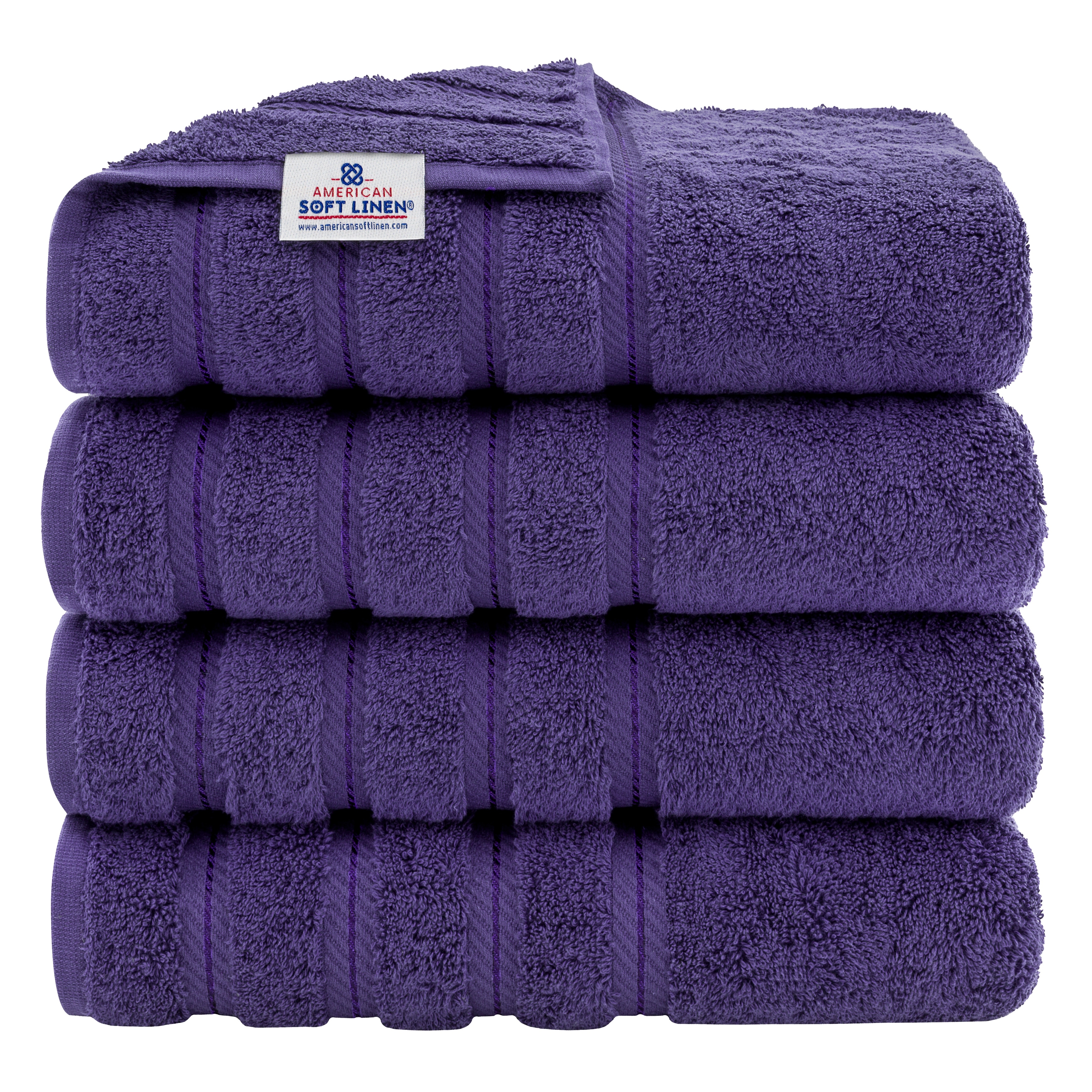 Authentic Hotel and Spa Turkish Cotton Bath Towels (Set of 4) - Bed Bath &  Beyond - 4717997