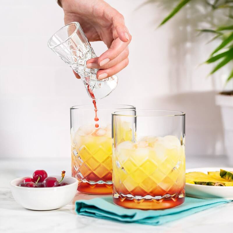 Final Touch Yarai Glass Double Jigger