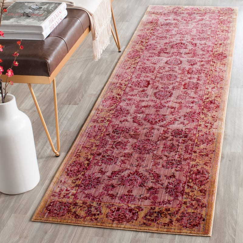 SAFAVIEH, Valencia Masumeh Boho Oriental Distressed Rug
