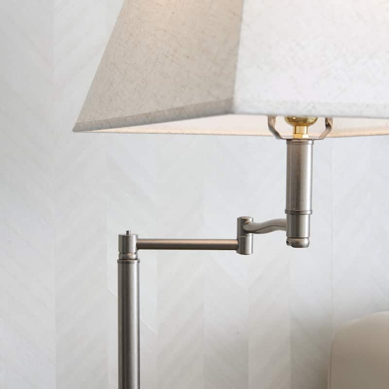Leick Home Laurent One Drawer Swing Arm Lamp Side Table