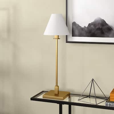 Clement 28" Tall Table Lamp with Fabric Shade - 9" Wide