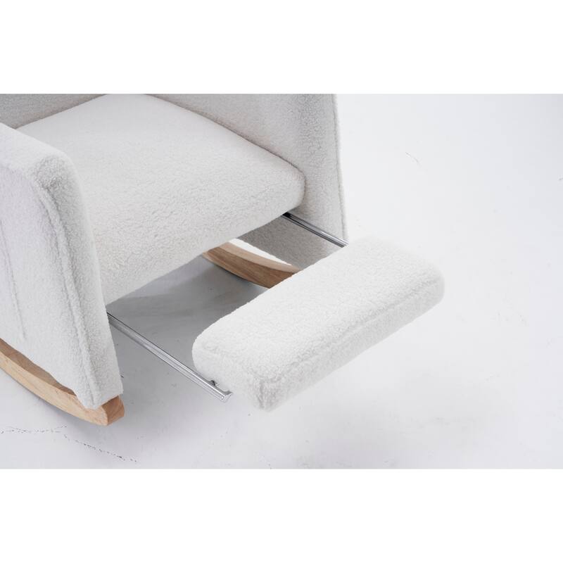 Teddy Rocking Chair With Adjustable Footrest