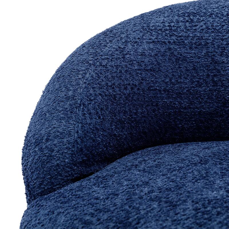 360 Degree Swivel Cuddle Barrel Accent Chairs with Wide Upholstered