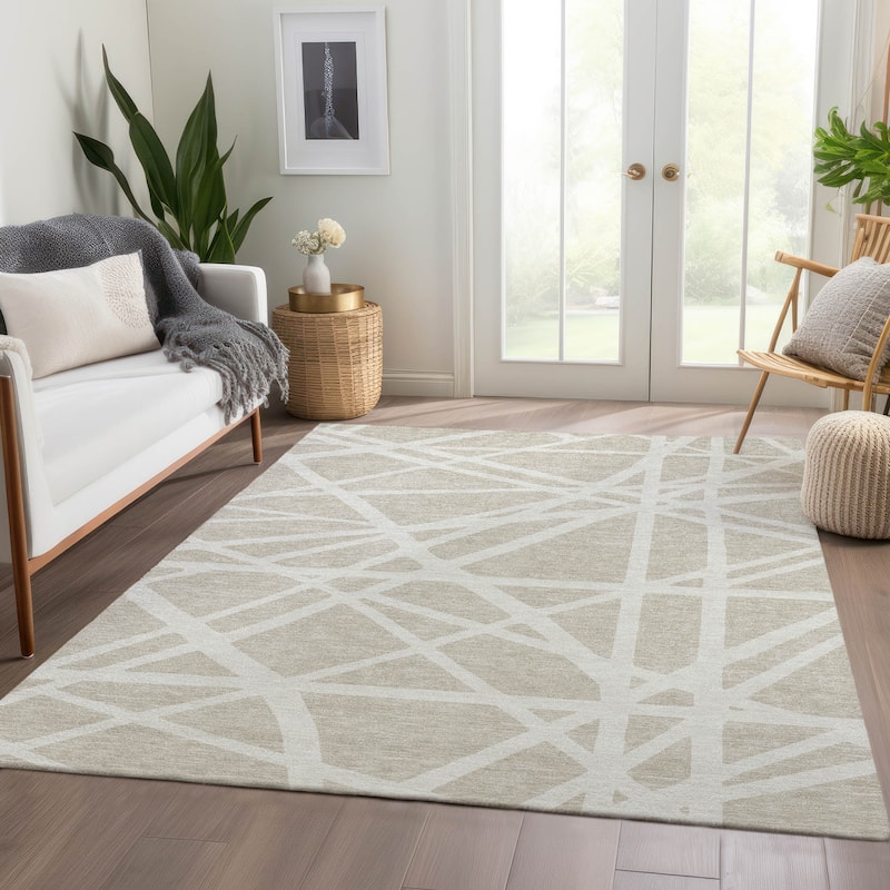 Premium Washable Super Soft Contemporary Harvey Mayfield Rug